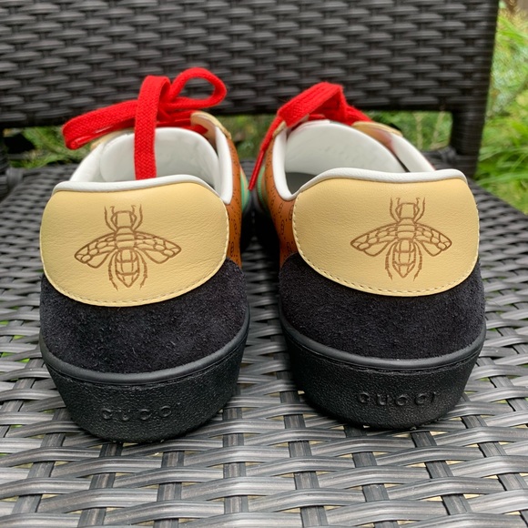 Authentic Gucci X Dapper Dan Leather Sneaker - Picture 2 of 14